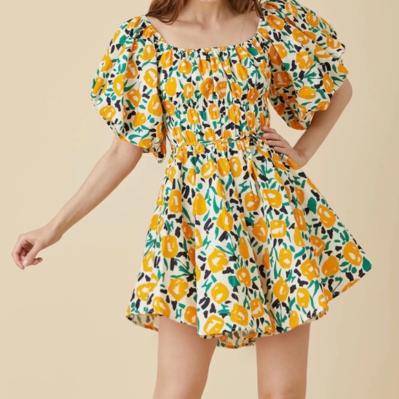 NWT &Merci Adelaide Floral Dress Size Small - Picture 3 of 16